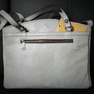 Patricia Nash Poppy Leather Tote